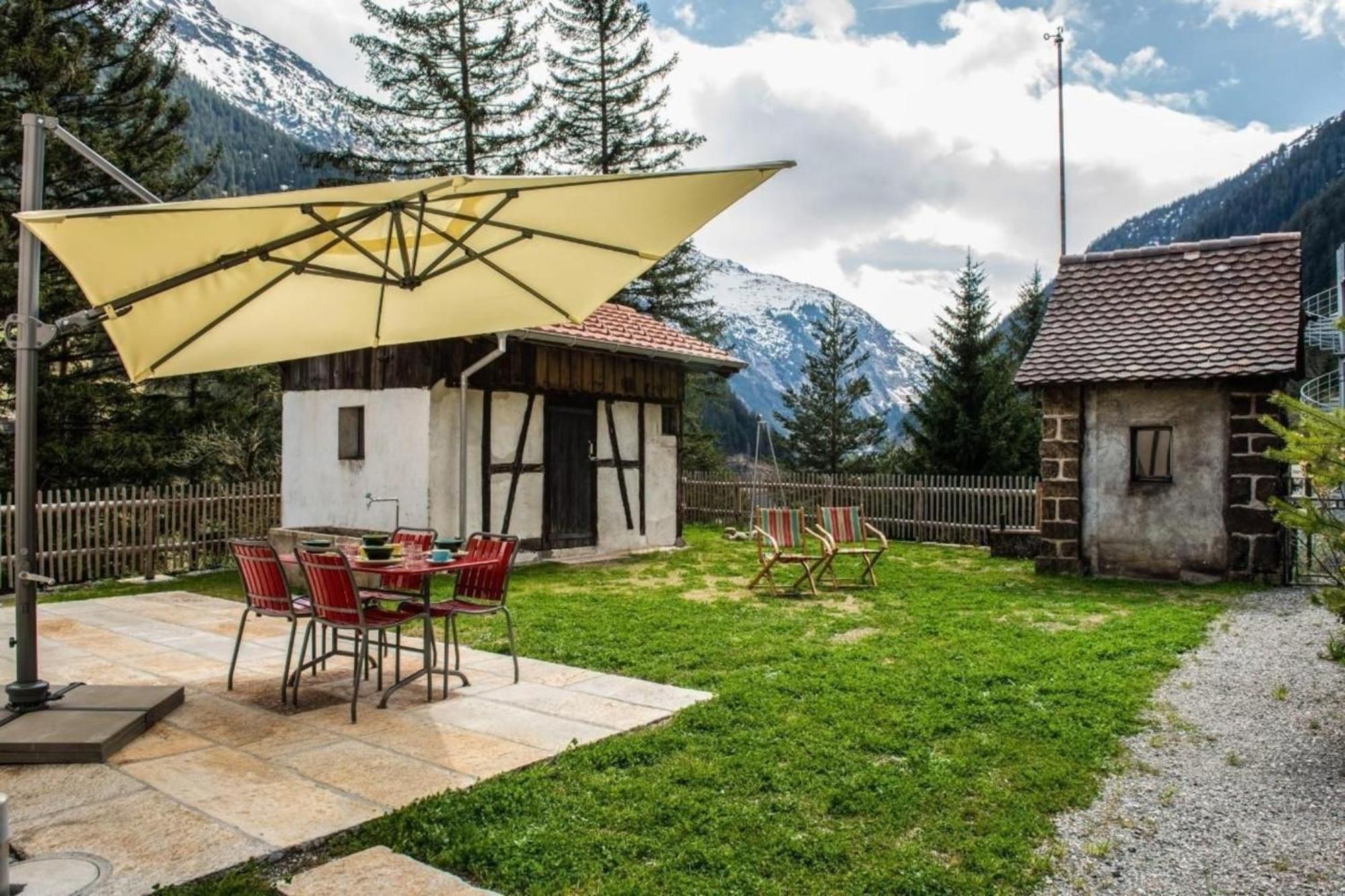 Bahnwaerterhaus Eggwald Villa Wassen Exteriör bild